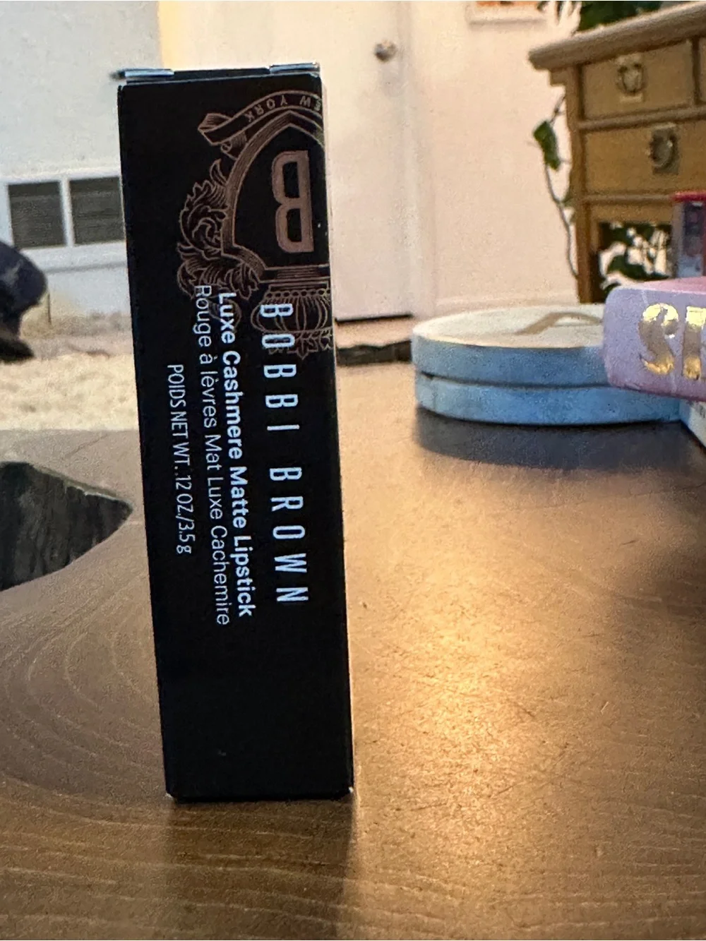 Bobbi Brown Neutral Rose 315 Luxe Cashmere Lipstick New in Box